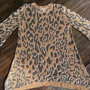 Show Me Your MuMu Leopard Print Sweater
